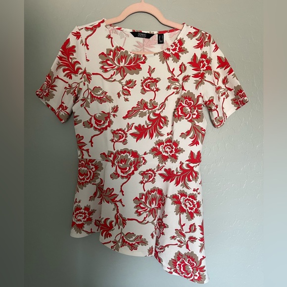 dennis basso Tops - 5/$25 Bundle. NWOT Dennis Basso Women’s Lux Crepe SS Asymmetric Peplum Top, XS